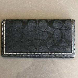 Genuine Coach Checkbook Cover